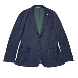 Michael Kors Slim Fit Sport Coat – 44R – Navy – Excellent Condition